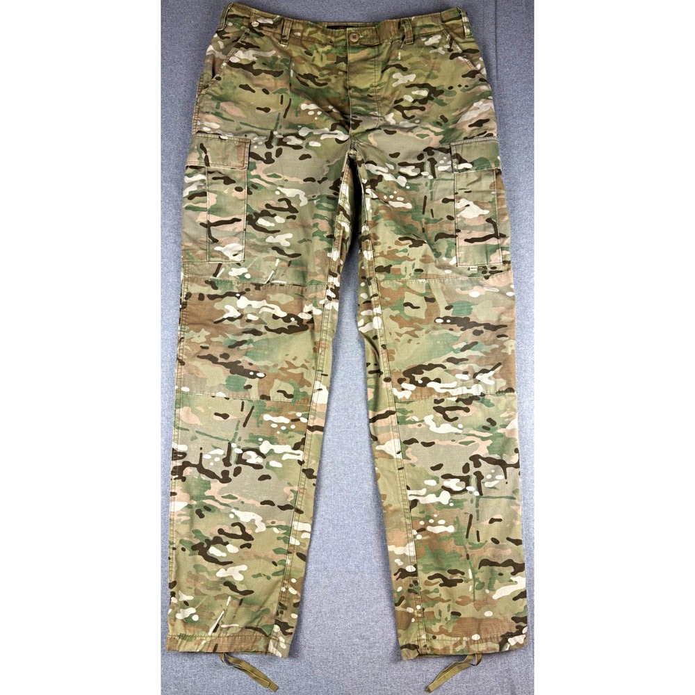 TRU-SPEC Multicam Tactical Cargo Pants Large Long Ripstop Military 50/50 USA
